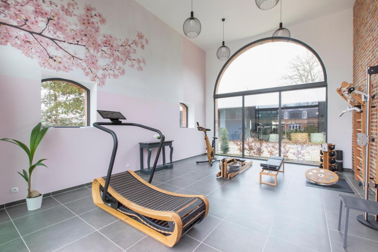 Aux Petits Lapins De Sorval, Sauna Prive, Fitness Selvigny 외부 사진